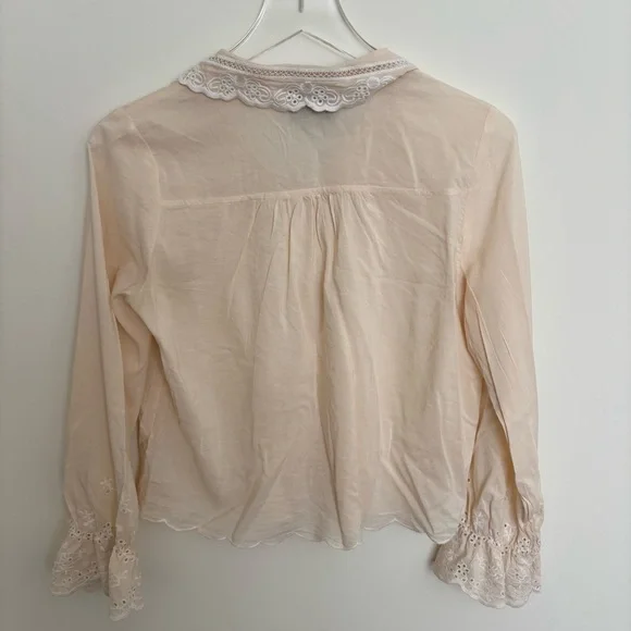 Reformation Striped Long Sleeve Crop Top - Picture 5 of 5